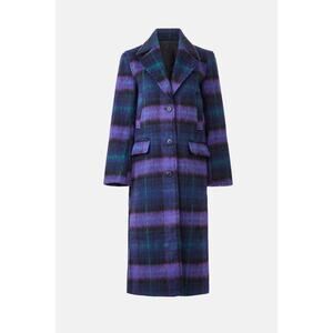 NVLT Brushed Paid Boyfriend Coat